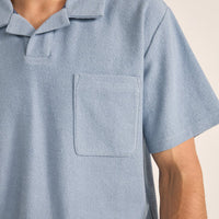 RHYTHM VINTAGE TERRY POLO - SLATE