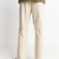 RHYTHM MENS LINEN JAM PANT - BONE