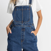 RHYTHM TIDES SHORT OVERALL - DARK WASH