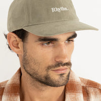 RHYTHM ESSENTIAL BRUSHED TWILL CAP - SEA GRASS