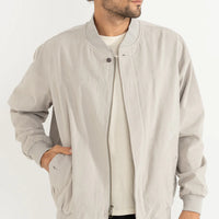 RHYTHM MENS DERBY JACKET - SMOKE