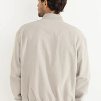 RHYTHM MENS DERBY JACKET - SMOKE