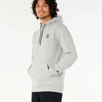 RIP CURL ANTI SERIES SEARCH BASE HOOD - GREY MARBLE