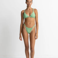 RHYTHM CASTAWAY SOFT STRAP SLIDE TRI TOP - SAGE