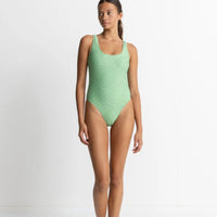 RHYTHM CASTAWAY SCOOP NECK ONE PIECE - SAGE