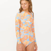 RIP CURL GIRL SOL UPF LS SURFSUIT - ORANGE