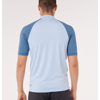 RIP CURL SHOCK UPF S/S - BLUE WIND
