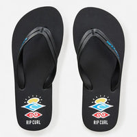 RIP CURL BOYS ICONS BLOOM OPEN TOE THONGS