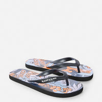 RIP CURL BOYS SHRED BLOOM OPEN TOE - BLUE