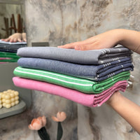 Handwoven Turkish Cotton Army Green / Beach Towel