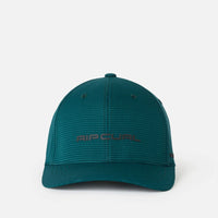 RIP CURL VAPORCOOL AEROTECH FLEXFIT CAP - BLUE GREEN