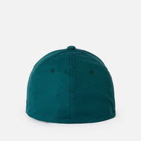 RIP CURL VAPORCOOL AEROTECH FLEXFIT CAP - BLUE GREEN