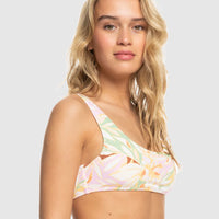 ROXY MEADOW FLOWERS BRALETTE - GREEN