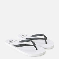 RIP CURL MENS ICONS OF SURF BLOOM OPEN TOE - WHITE