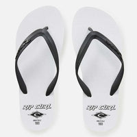 RIP CURL MENS ICONS OF SURF BLOOM OPEN TOE - WHITE