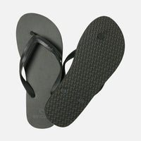 RIP CURL BRAND LOGO BLOOM OPEN TOE - BLACK