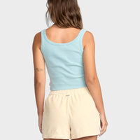 BILLABONG GODDESS KNIT TANK - BLUE FOG