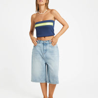 BILLABONG BULLA RULE DENIM JORT - ATLANTIC DEEP