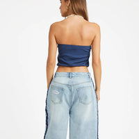 BILLABONG BULLA RULE DENIM JORT - ATLANTIC DEEP