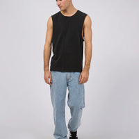 SILENT THEORY CLASSIC MUSCLE WASHED BLACK