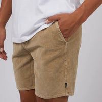 SILENT THEORY SAND CORD SHORT - TAN