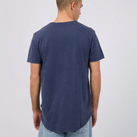 SILENT THEORY TAIL TEE - WASHED NAVY