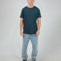 SILENT THEORY SOLID TAIL TEE - NAVY