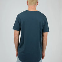 SILENT THEORY SOLID TAIL TEE - NAVY