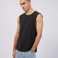 SILENT THEORY CLASSIC MUSCLE WASHED BLACK