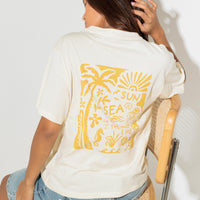 CARVE OCEAN LOVER WOMENS BASIC SHORT SLEEVE TEE - WPD BUTTER