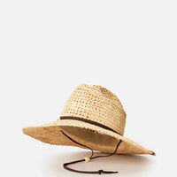 RIP CURL CRUSHABLE STRAW COWGIRL HAT - NATURAL