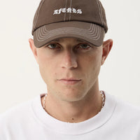 AFENDS BREATHE - SIX PANEL CAP - COFFEE