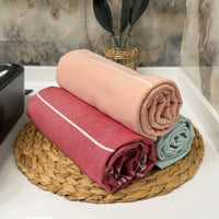 Handwoven Turkish Cotton Gray / Beach Towel