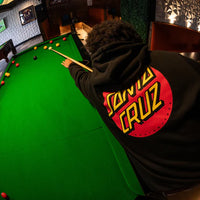 SANTA CRUZ MENS CLASSIC DOT CHEST HOODIE - BLACK