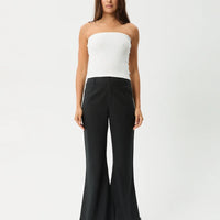 AFENDS JAMIE RIB TUBE TOP - WHITE