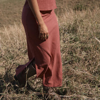 AFENDS KALI MAXI SKIRT - INDY ROSE CHECK