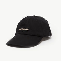 AFENDS DAYLIGHT PANELLED CAP - STONE BLACK