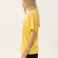 AFENDS HOLLY HEMP OVERSIZED TEE - MANGO