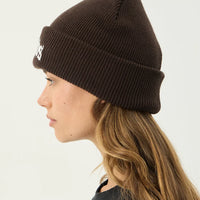 AFENDS HOME RECYCLED CUFFED BEANIE - COFFEE