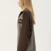 AFENDS SPICY RECYCLED SPORTS SPRAY JACKET - OLIVE