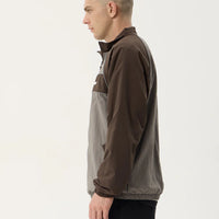AFENDS SPICY RECYCLED SPORTS SPRAY JACKET - OLIVE