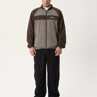 AFENDS SPICY RECYCLED SPORTS SPRAY JACKET - OLIVE