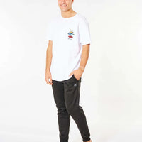 RIP CURL ANTI SERIES DEPARTED TRACK PANT - BLACK