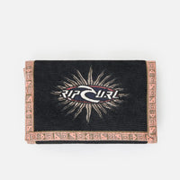 RIP CURL ARCHIVE CORD SURF WALLET - WASHED BLACK