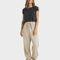 BILLABONG WOMENS BASELINE TRACKPANT - COYOTE