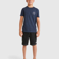 BILLABONG BOYS BIG WAVE DAZ SS - DUSTY NAVY