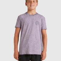 BILLABONG BOYS BIG WAVE DAZ T-SHIRT - PURPLE ASH