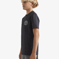 BILLABONG BOYS ROTOR SHORELINE SHORT SLEEVE - BLACK