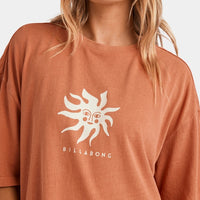 BILLABONG BRIGHT SUN TEE - KISS THE EARTH