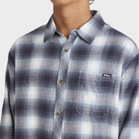 BILLABONG COASTLINE FLANNEL - OVERCAST BLUE PLAID